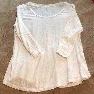 White New Directions weekend tee